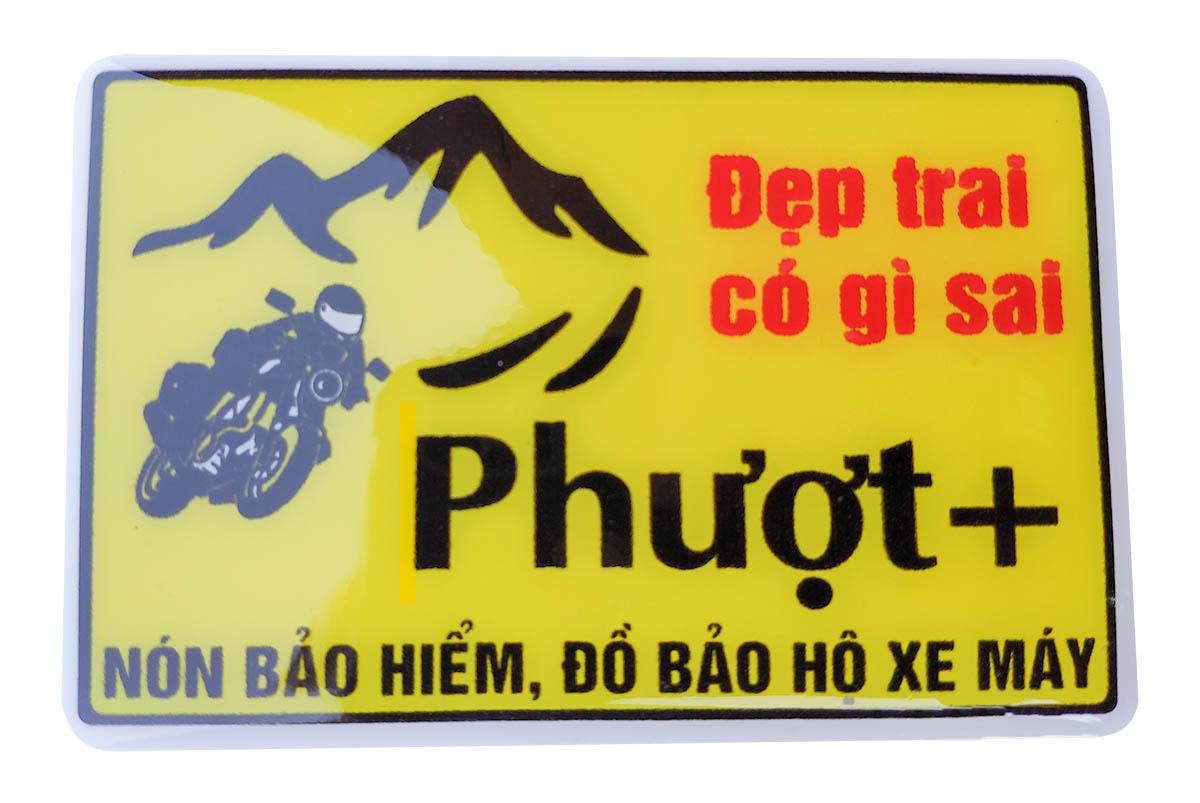 [HCM]Bộ decal XE MÁ MUA ĐUA MÁ LA dán xe máy (DN 687)