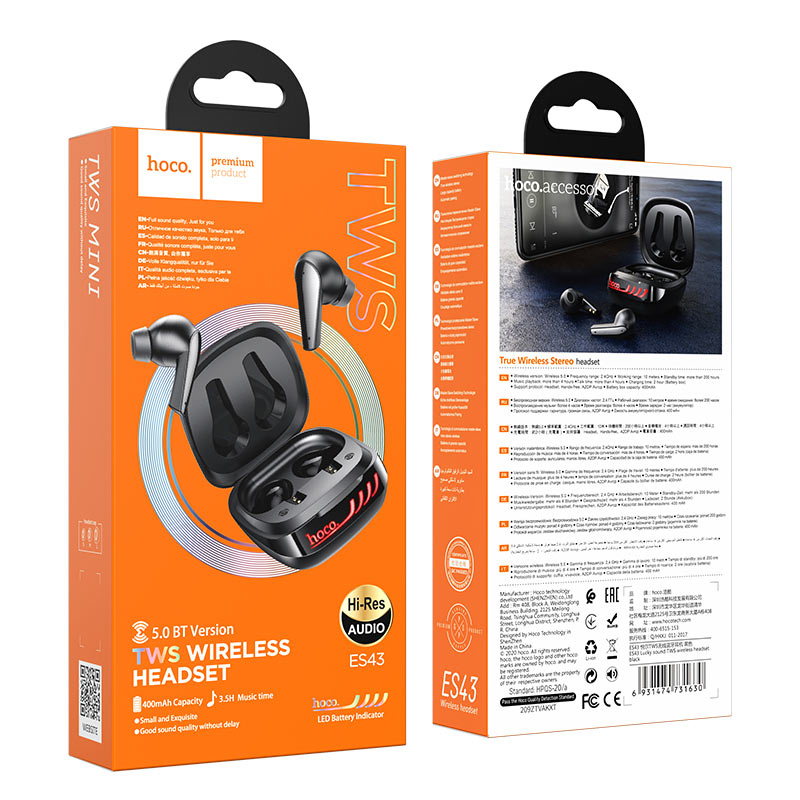 Tai nghe bluetooth tws hoco es43 v5.0