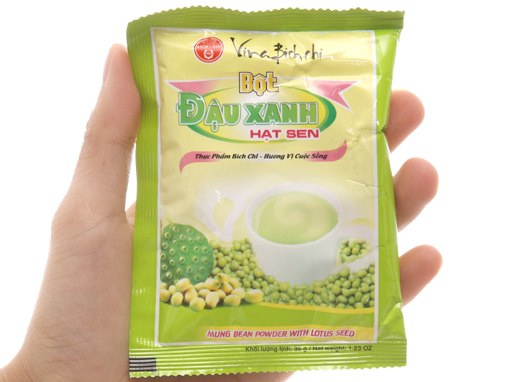 Bột đậu xanh hạt sen Bích Chi bịch 350g [ COMBO 3 BỊCH]