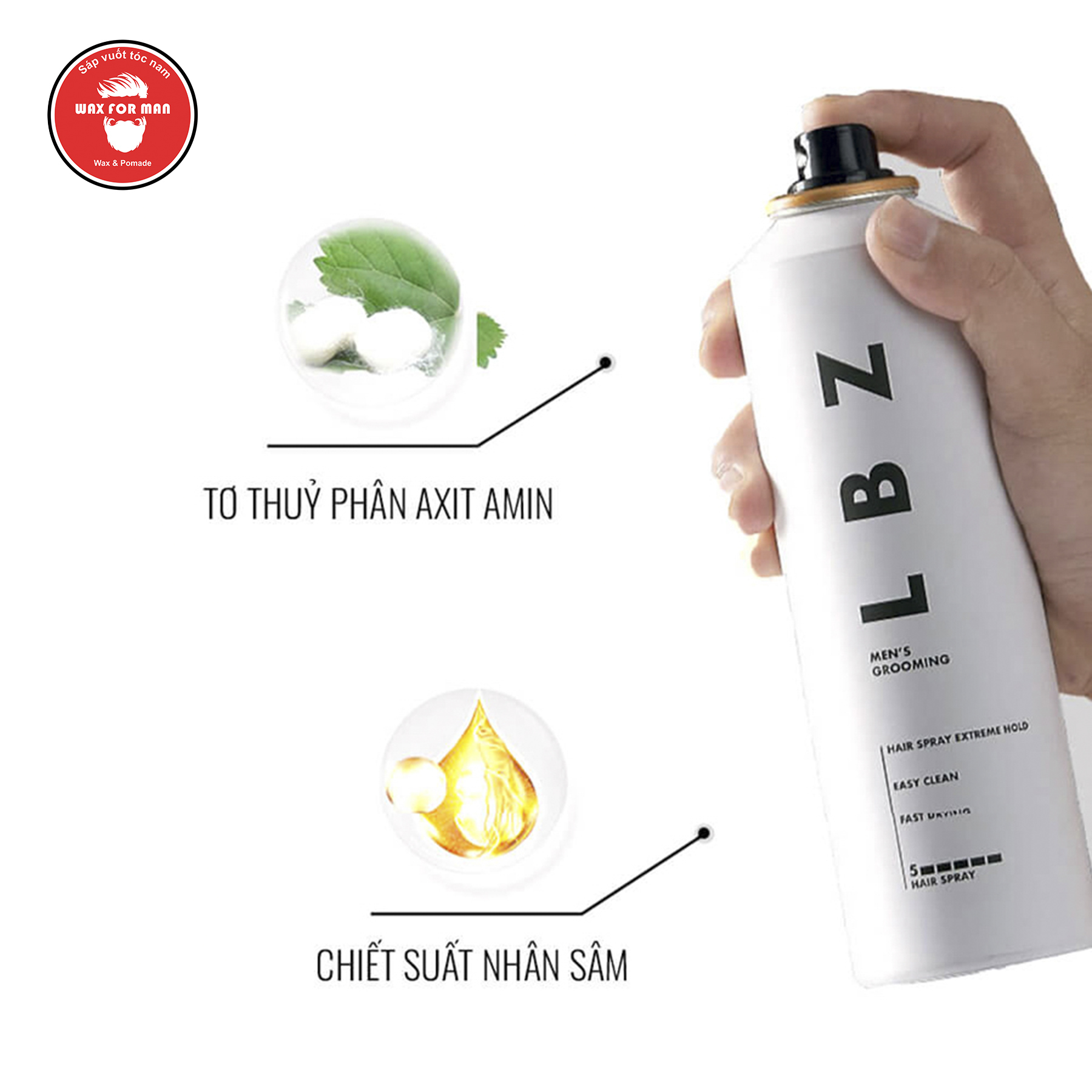 Gôm xịt tóc LBZ Hair Spray