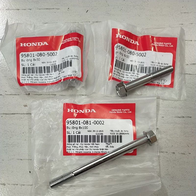 Bộ ốc bắt treo pô honda air blade ab 110 2007 2008 2009 2010 2011 2012
