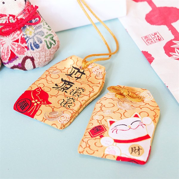 [HCM]Túi Gấm Omamori May Mắn Cam