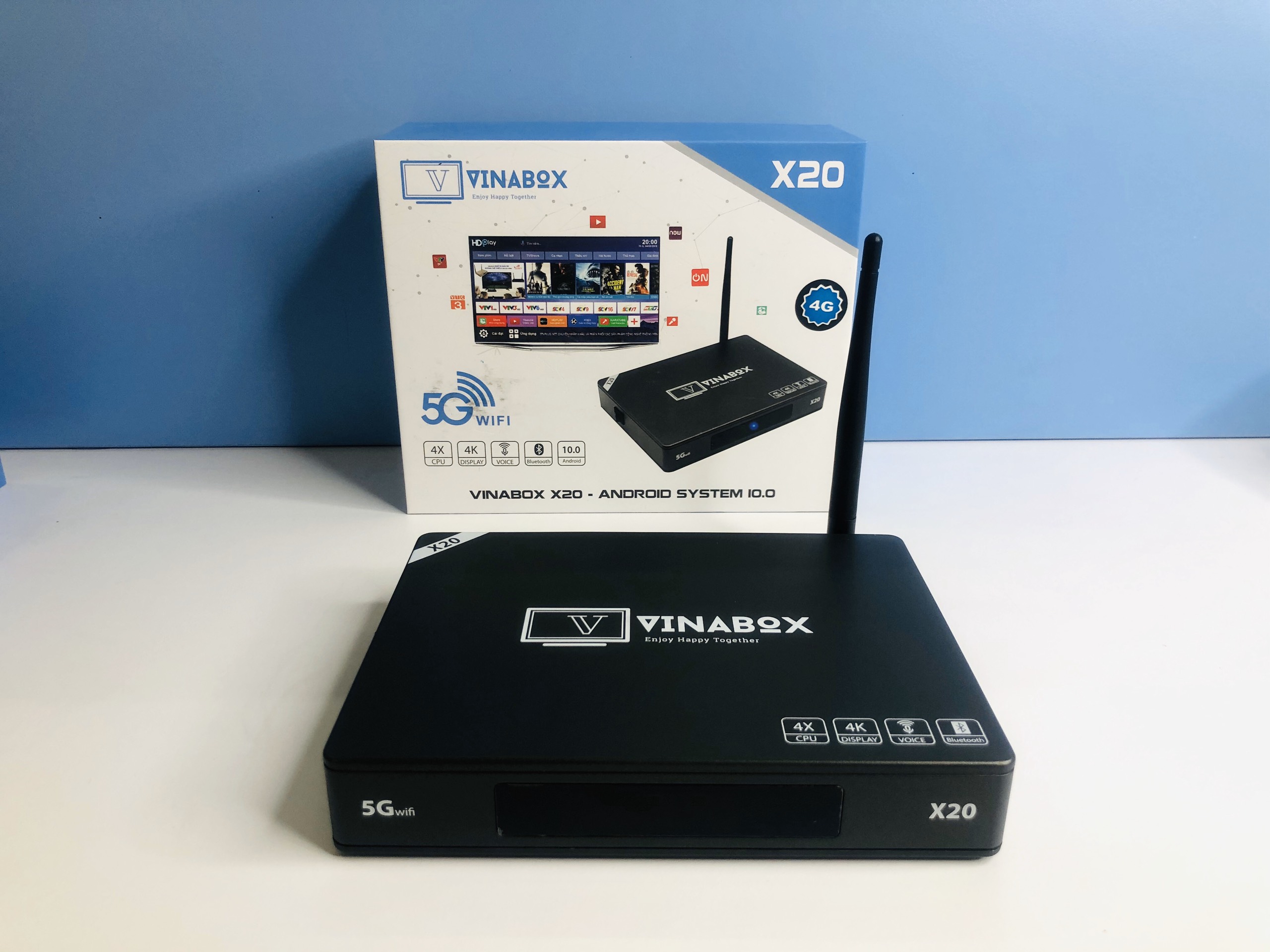 [HCM]VINABOX X20 – 4G/32G – ANDROID 10.0 – SIÊU KHỦNG 2020