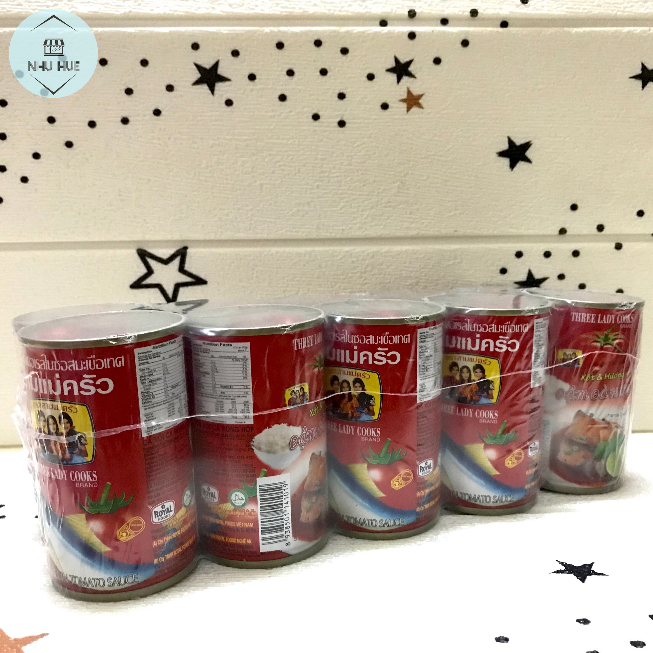Cá nục sốt cà Ba Cô Gái (Lốc 10 hộp x 155g)