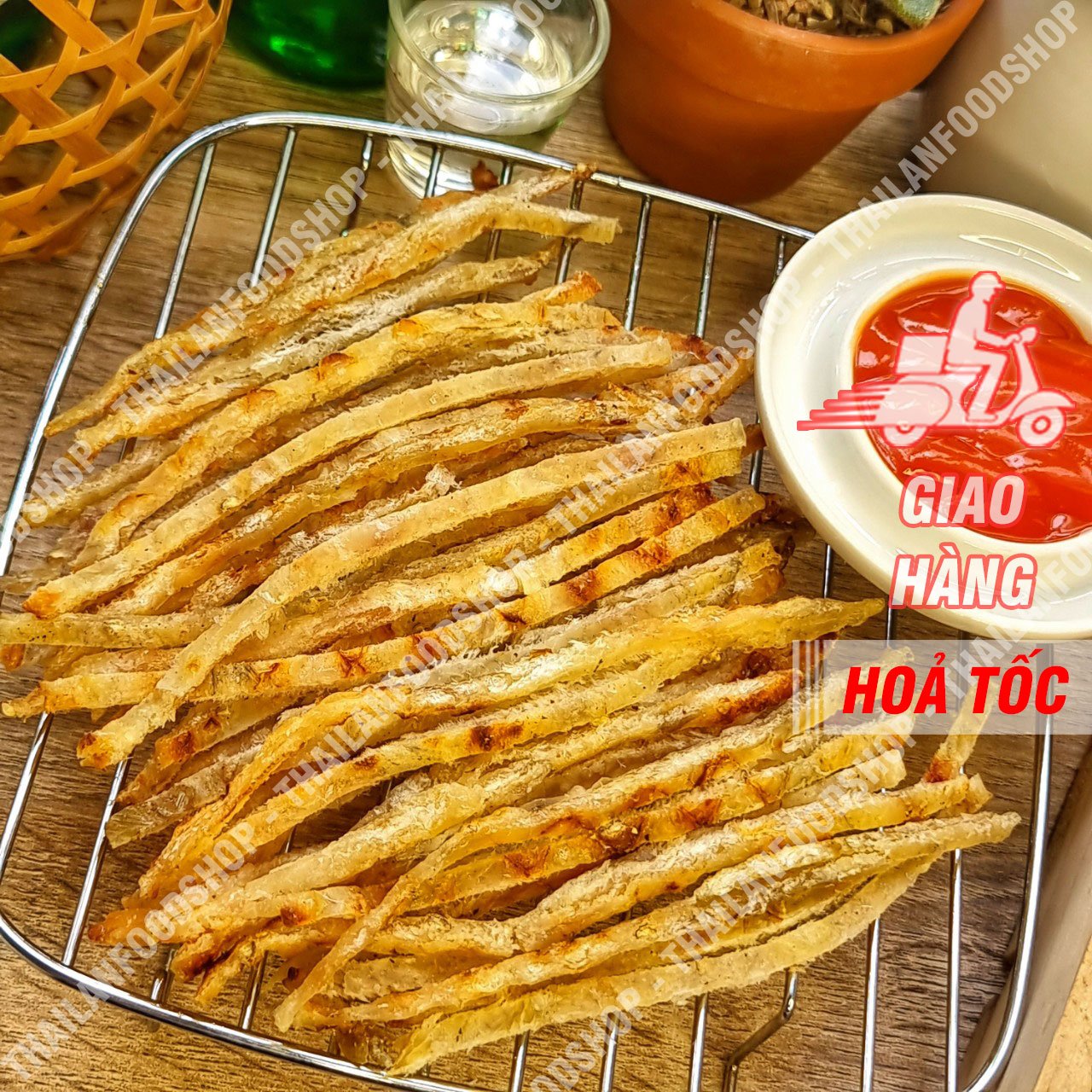 Khô Cá Thiều Cắt Sợi Nha Trang - Lon 300gr