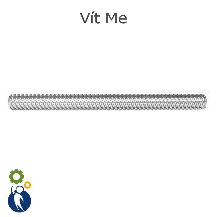 Thanh Vít Me Bước 8 đường kính thanh 8mm dài 50cm (không kèm đai ốc)