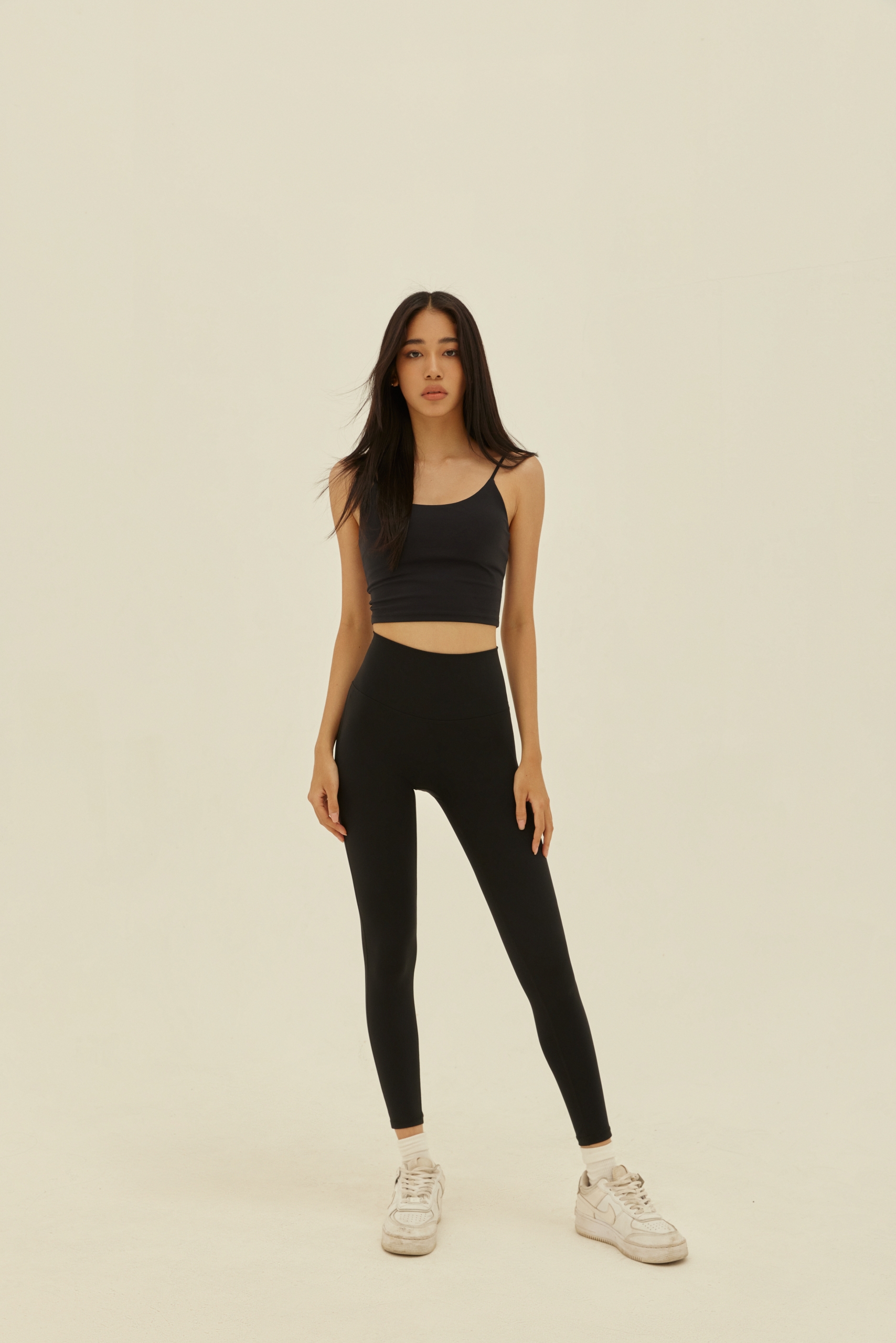 DAPHALE - Quần Legging Dài Ôm Lưng Cao Airbrush