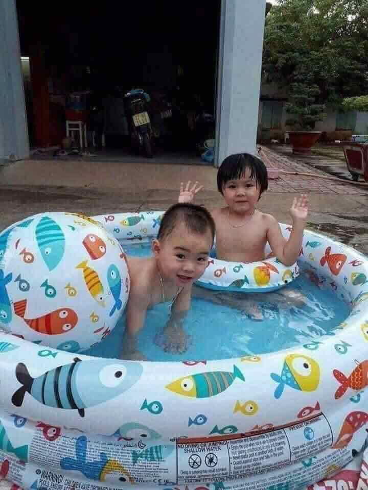 Bể phao bơi kèm phao kèm bóng - bpb