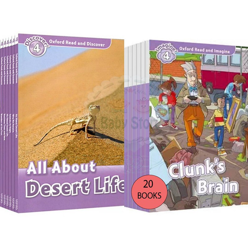 [Sách nhập khẩu] Oxford Read and Discover/ Imagine – Level 4 (20 quyển + File nghe)