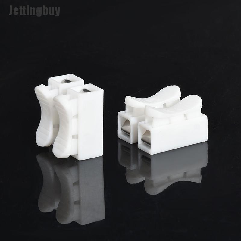 Jettingbuy 30 Pcs Electrical Cable Connectors Quick Splice Lock Wire Terminals Self Locking