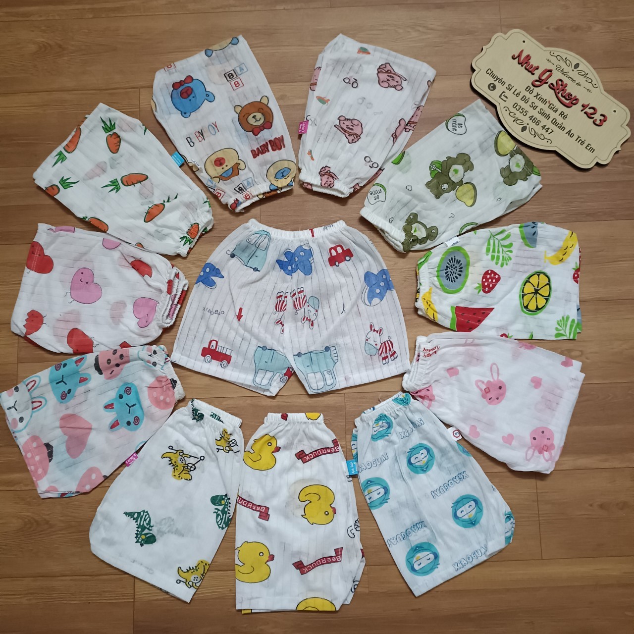 Quần Chục Cotton Giấy