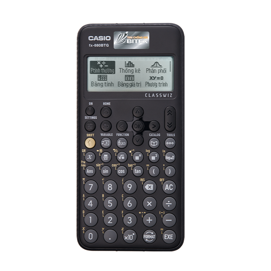 Máy Tính Casio FX 880 BTG - Màu Đen