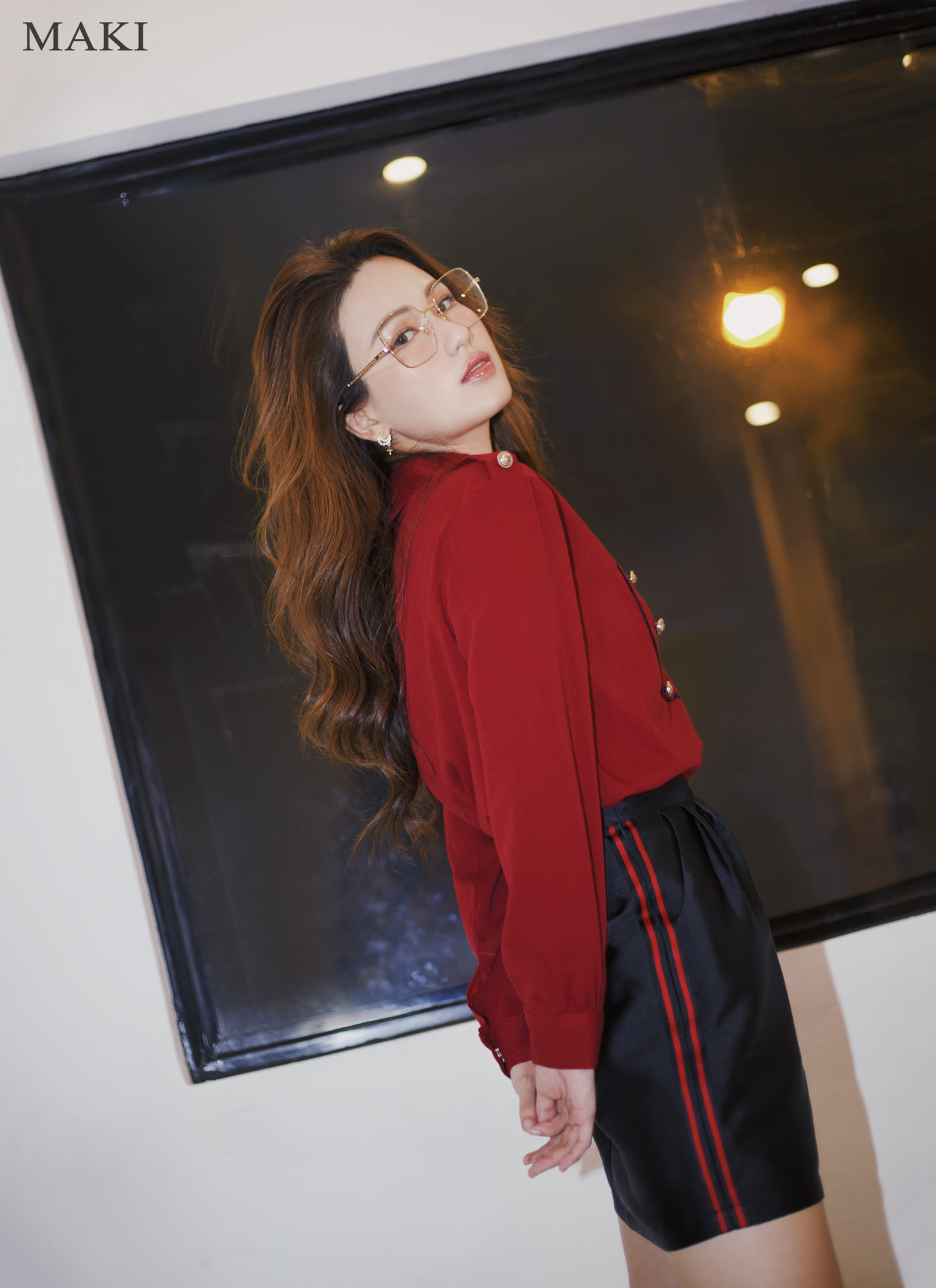 MAKI - Lost Love Shirt - Áo đỏ