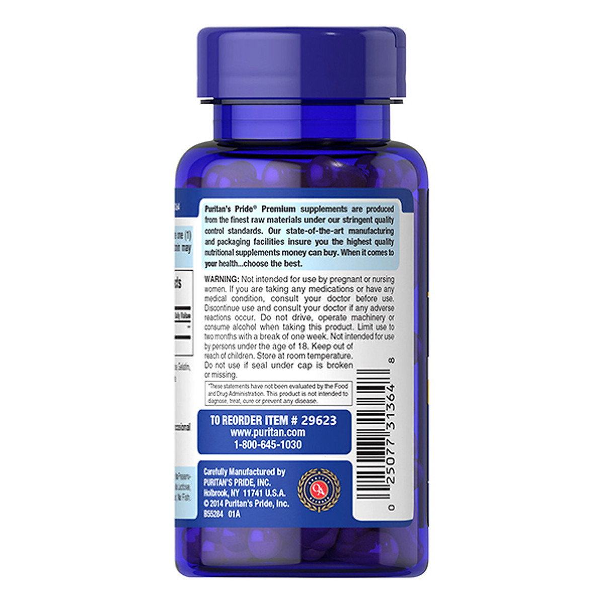 Viên uống giúp ngủ ngon Puritan's Pride Melatonin 5 mg size 60v