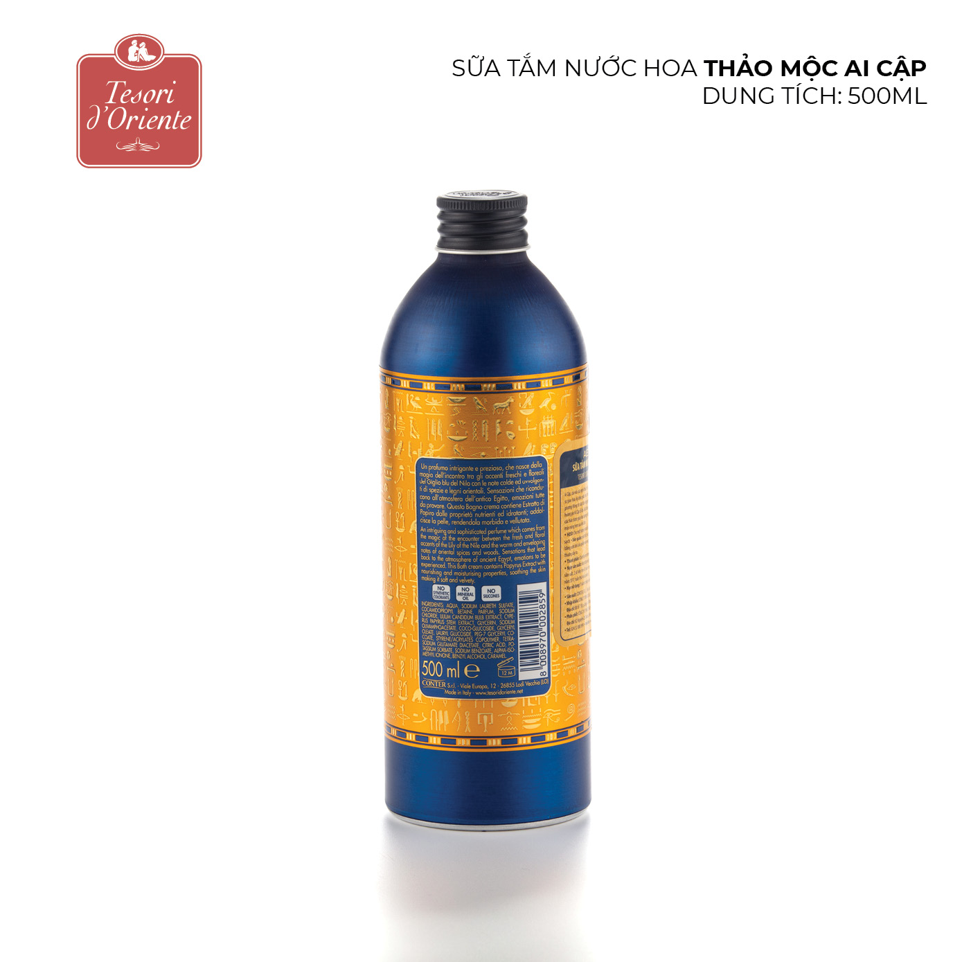 Sữa tắm Tesori d'Oriente Thảo mộc Ai Cập 500ml
