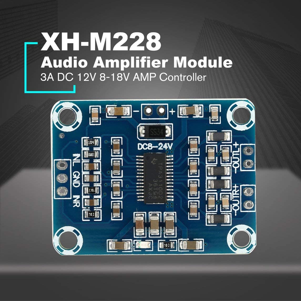 Mạch khuếch đại âm thanh 2 kênh XH-M228 TPA3110