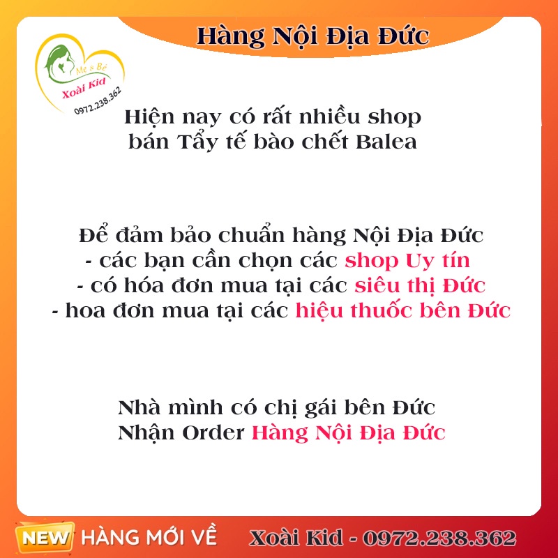 [Hàng nội địa Đức Đủ Bill]Tẩy da chết mặt Balea 75ml