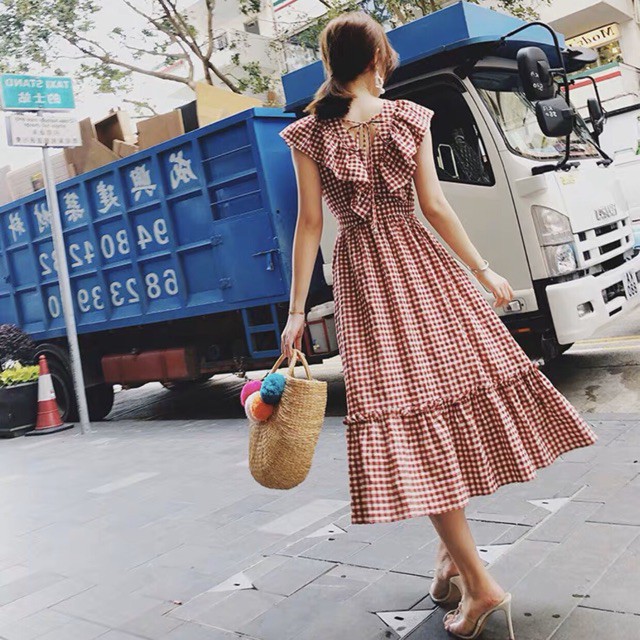 Maxi caro đỏ phối bèo