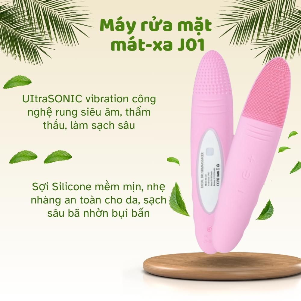 Máy rửa mặt silicon 5 cấp độ