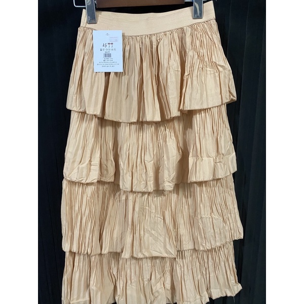 Chân váy xếp ly 4 tầng dáng dài