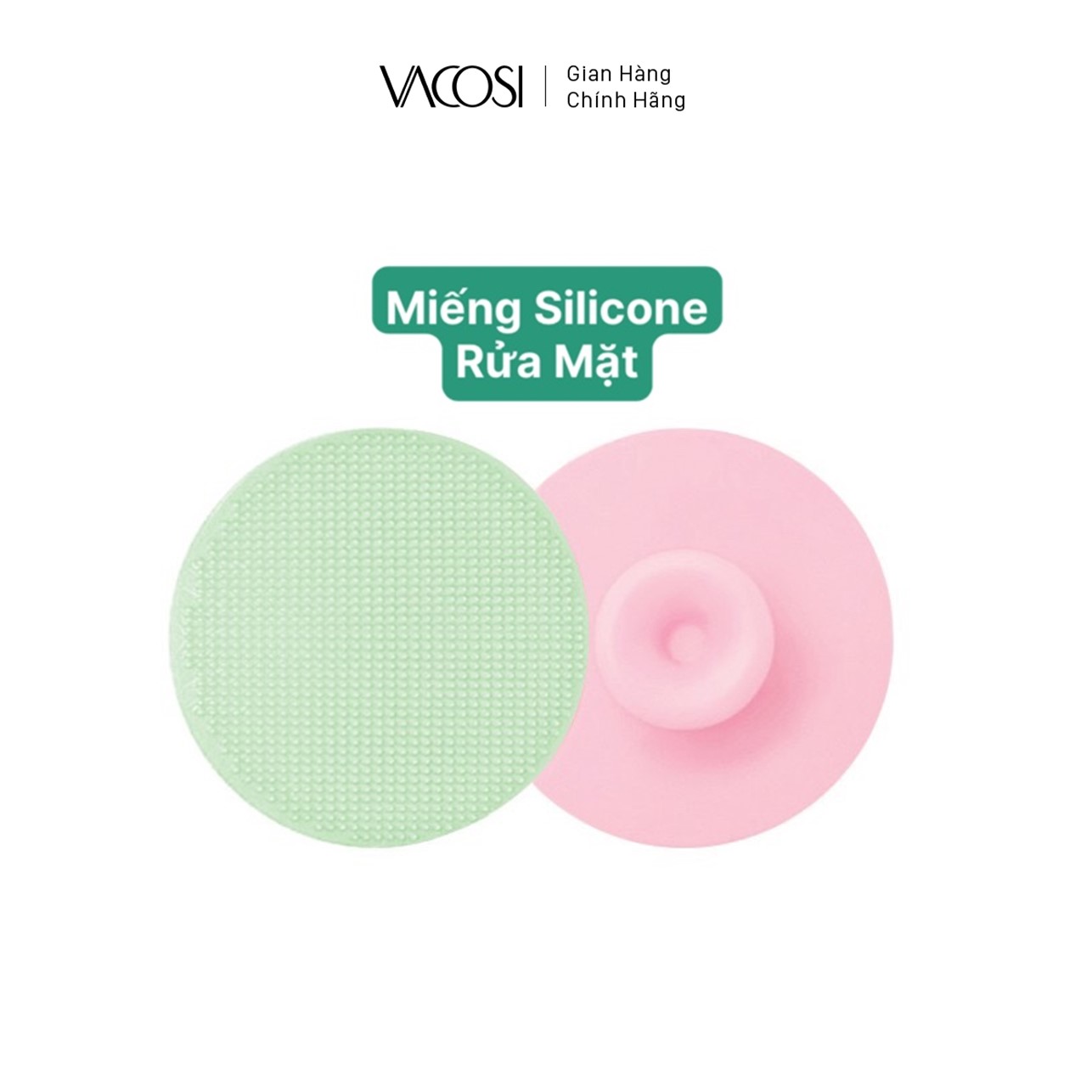 Miếng Rửa Mặt Silicone VACOSI - DC04