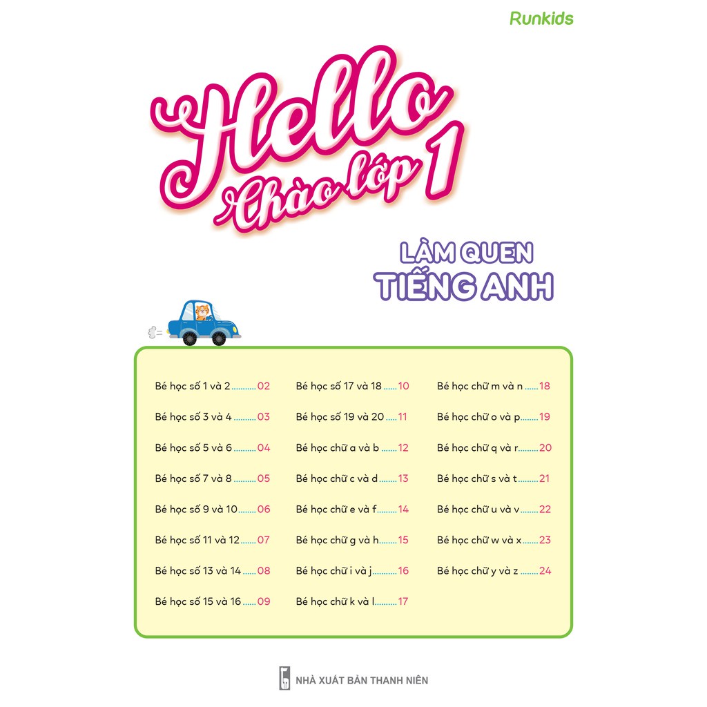 Sách Hello Chào lớp 1 – Làm quen Tiếng Anh