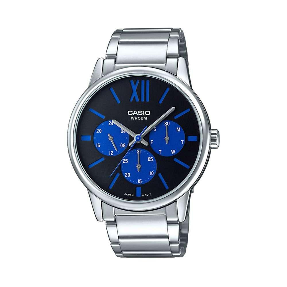 Đồng hồ nam day thép không gỉ Casio MTP-E312D-1B2VDF
