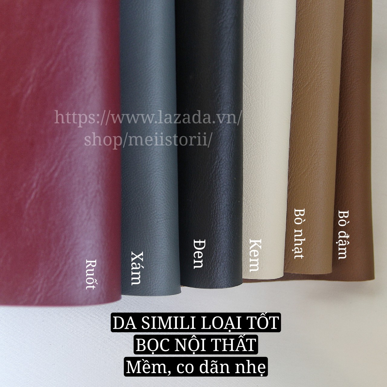 DA SIMILI CO DÃN 1.0MM LOẠI TỐT CHUYÊN BỌC NỘI THẤT (CHẤT DÀY)