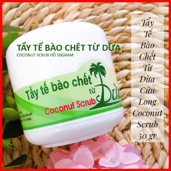 Tẩy tế bào chết từ dừa cửu long