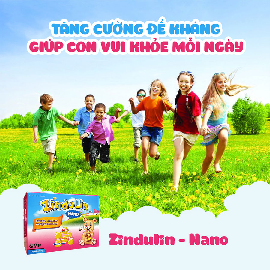 ZINDULIN NANO; HỘP 20 GÓI X 3GR  (Cốm vi sinh)