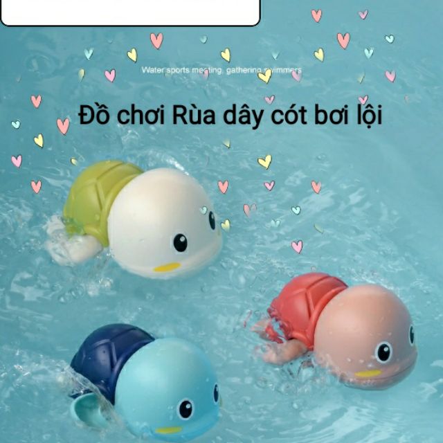 Đồ chơi nhà tắm - rùa chạy dây cót vui nhộn cho bé
