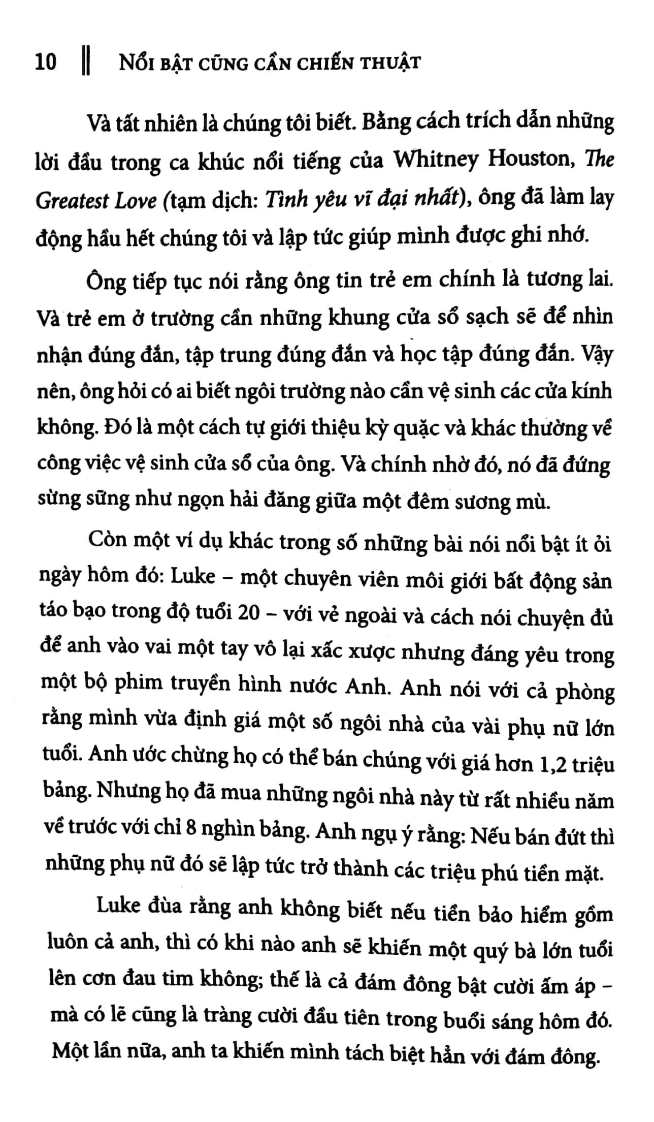 Nổi bật cũng cần chiến thuật