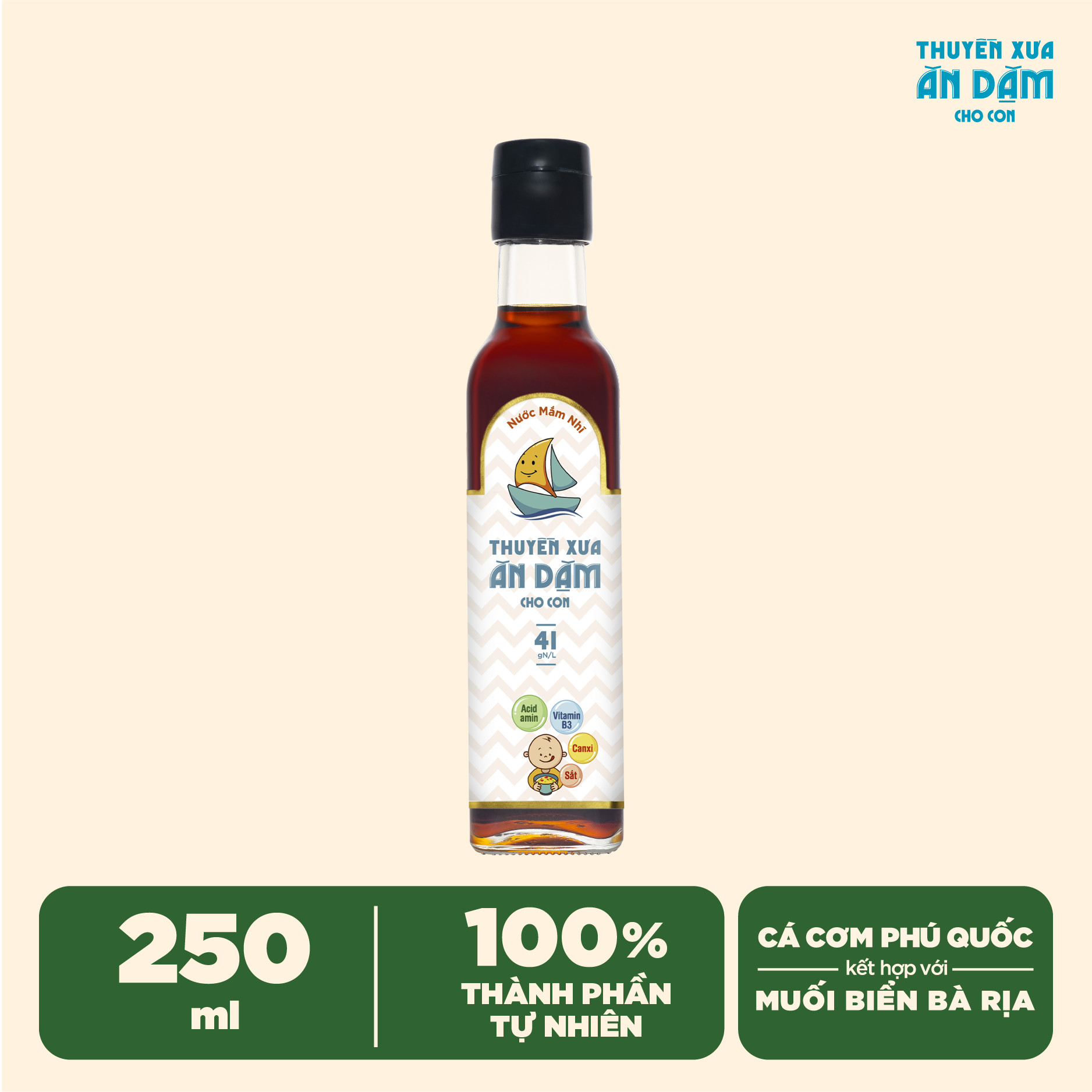 Nước Mắm Thuyền Xưa Ăn Dặm Cho Con