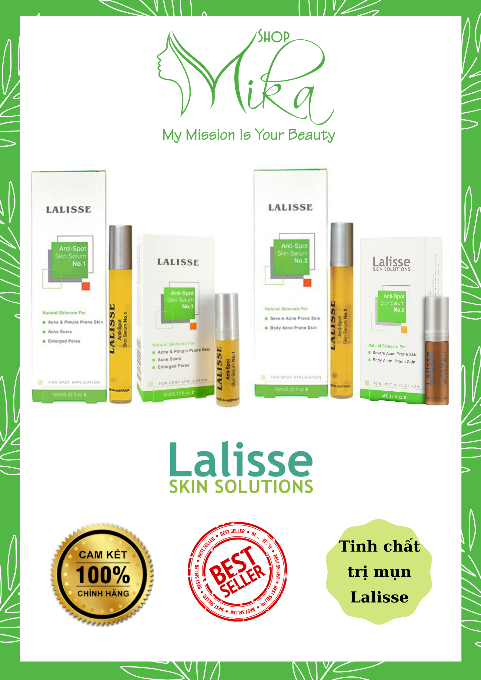 [Hcm]Lalisse Australian Essence for Acne-Prone Skin