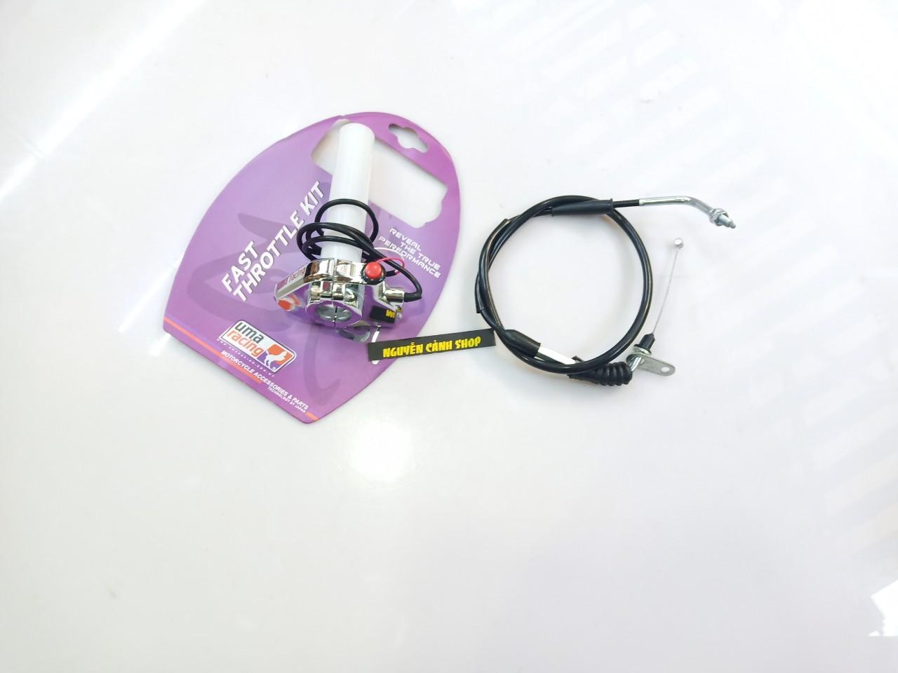 Cùm ga tăng tốc RCCOSSRTO Uma Racing gắn cho xe máy