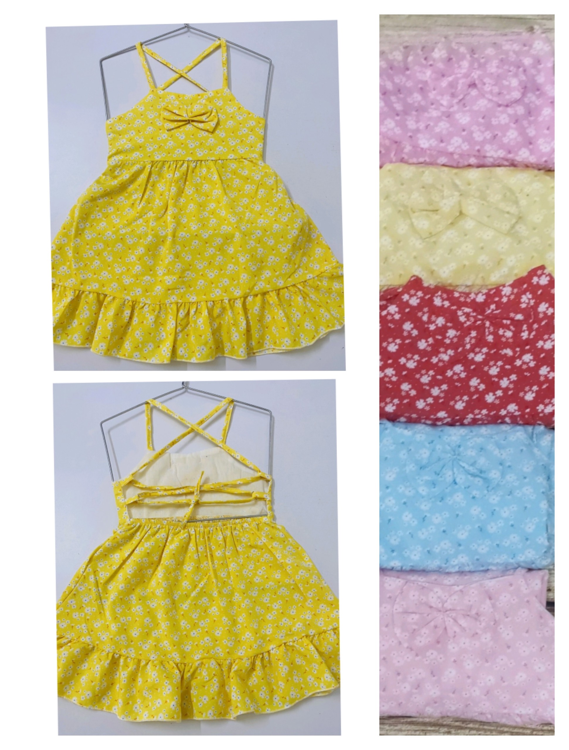 Đầm lụa  bé từ 8-16kg (giao màu ngẫu nhiên)