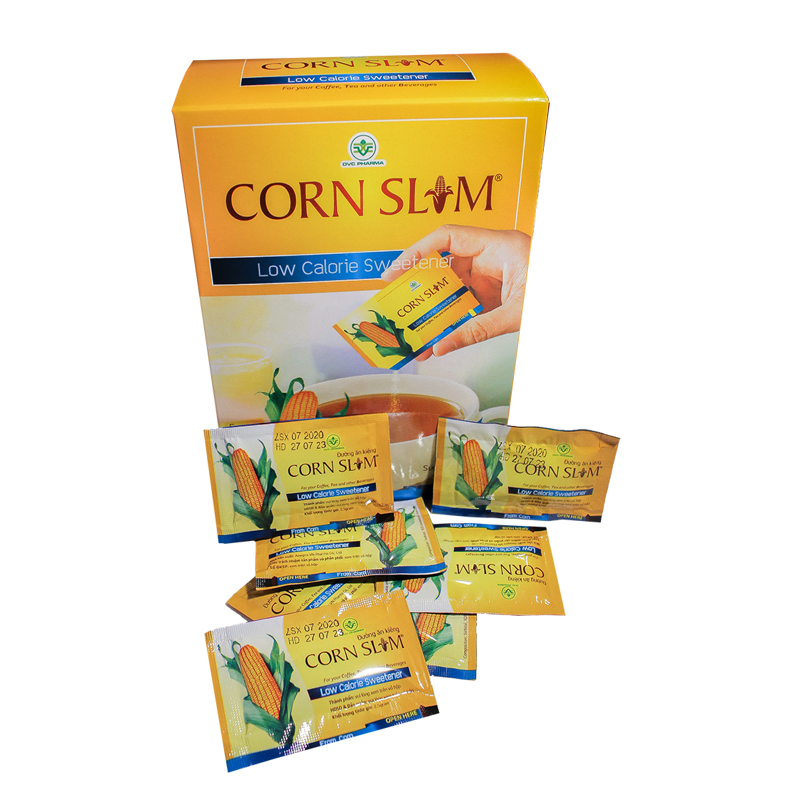 [HCM] Đường Bắp Ăn Kiêng Corn Slim Hộp 50 Gói