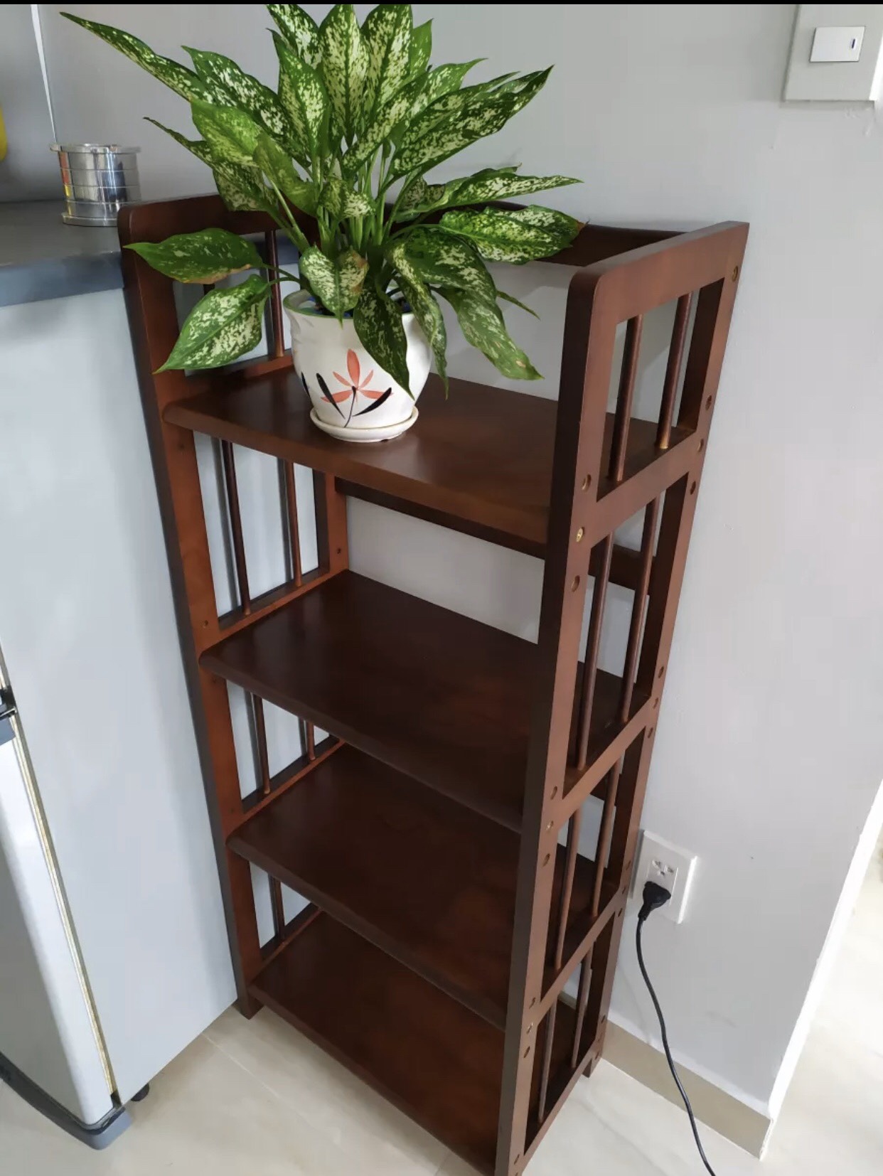 [HCM]Kệ Sách Đa Năng 4 Tầng Rộng 50cm (Nâu)