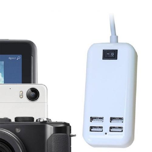 Ổ Cắm USB 15W 4 Cổng Màu Trắng