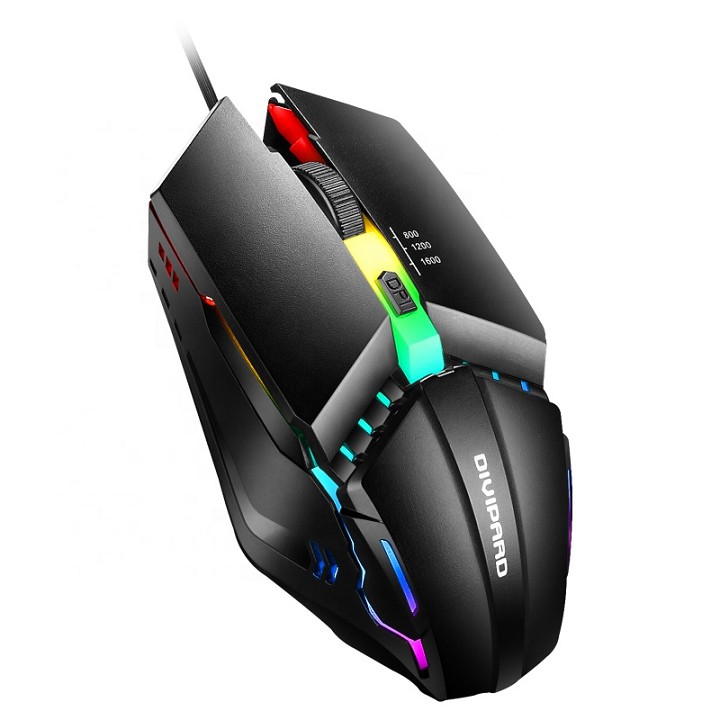 Chuột game thủ click tốt chuyên game DIVIPARD 4D OP-40 led RGB