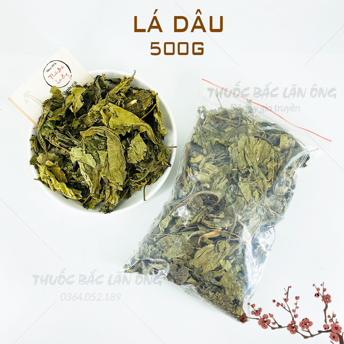 Lá dâu tằm sấy khô 500g (Tang diệp)
