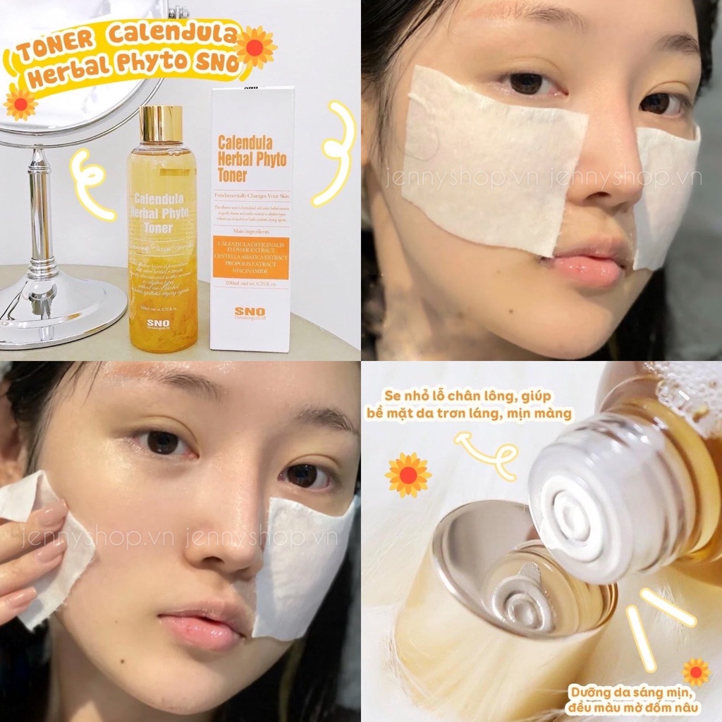 Nước Hoa Cúc SNO Calendula Herbal Phyto Toner