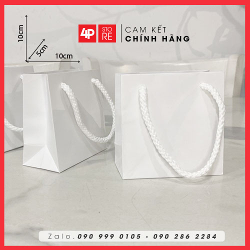 10 TÚI KRAFT TRẮNG 120GSM - NHIỀU SIZE