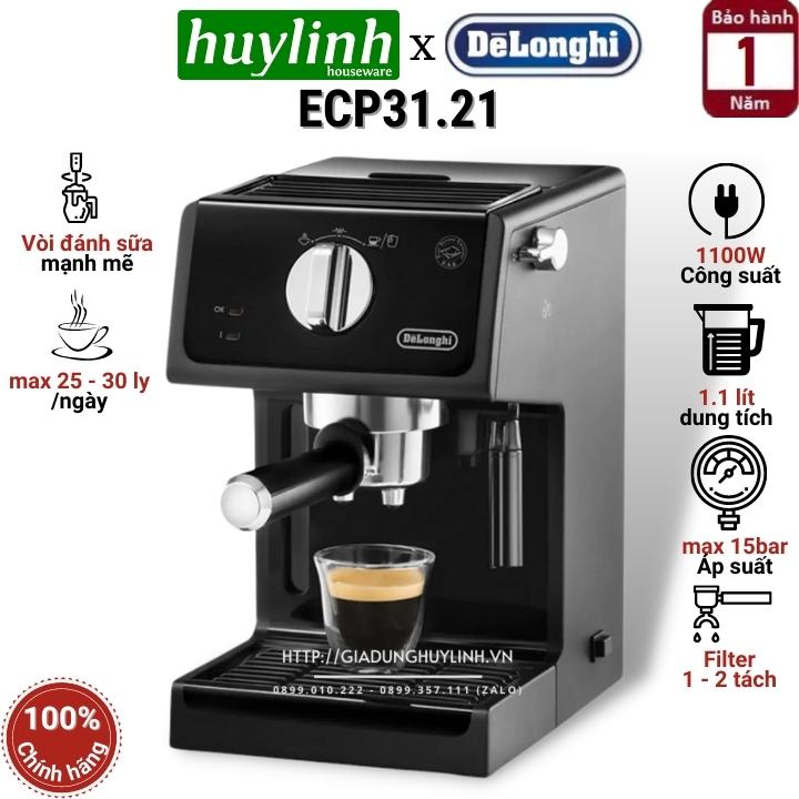 Máy pha cà phê delonghi ecp31.21 - hàng chính hãng