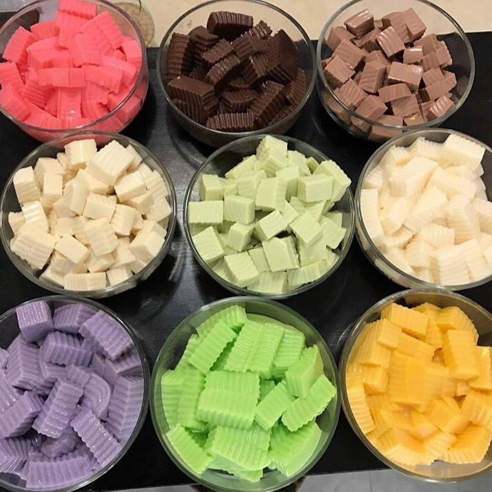 Bột Plan/Pudding Hàng Huy Gói 100g Các Vị - DÂU