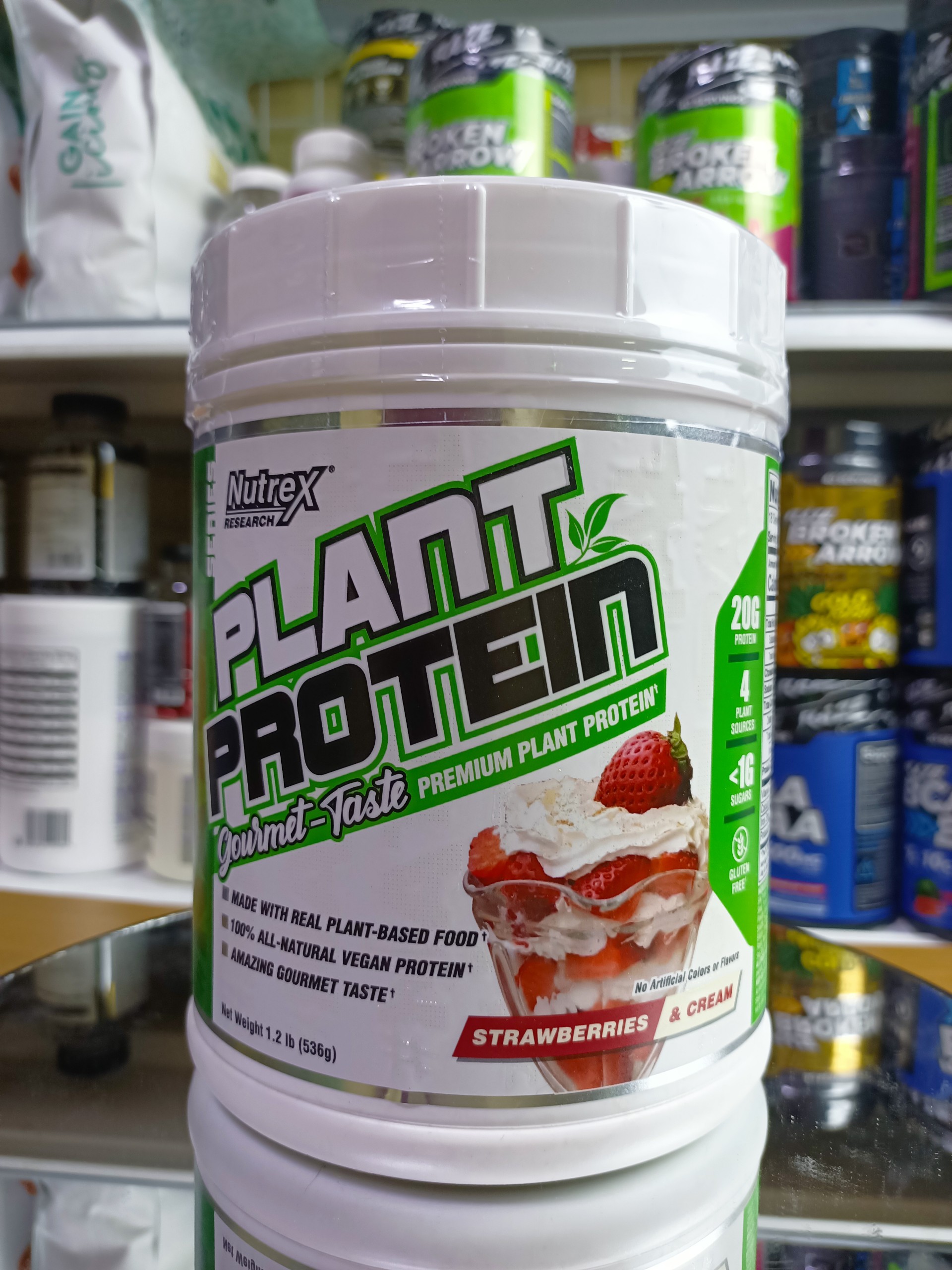 Whey thực vật Plant Protein (576g) Nutrex - Whey dành cho người ăn chay