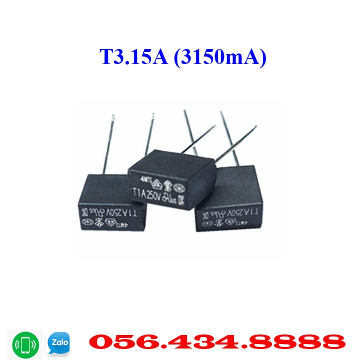 [Combo 50 chiếc] Cầu chì hộp vuông 2.5A (2500mA)