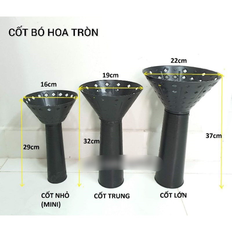 Cốt nhựa cắm hoa