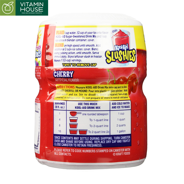 Bột pha Kool-Aid Cherry 538g