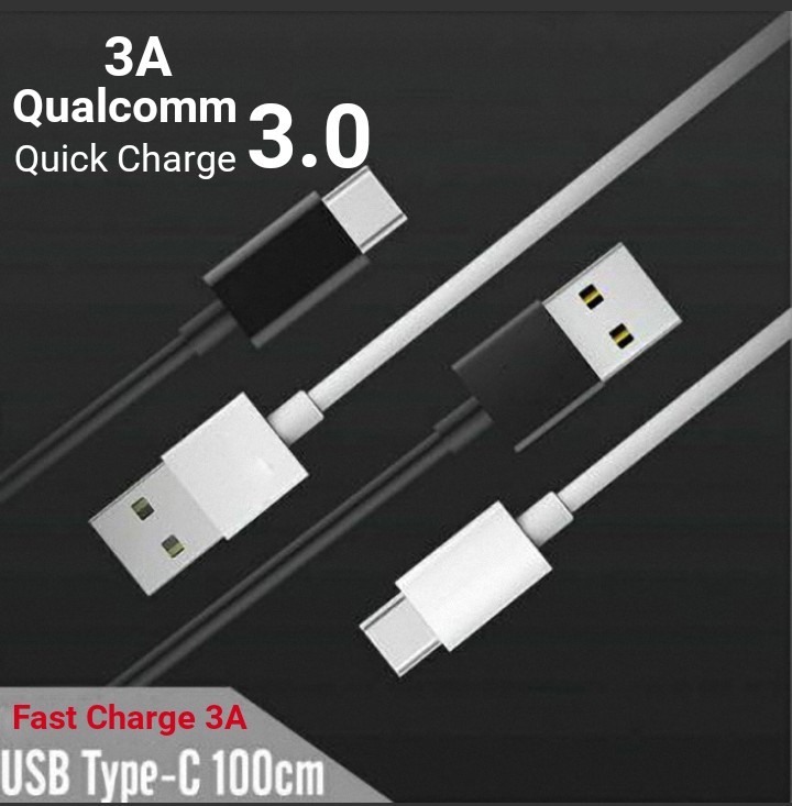 Cáp Sạc Nhanh USB ra Type-C QC3.0 3A